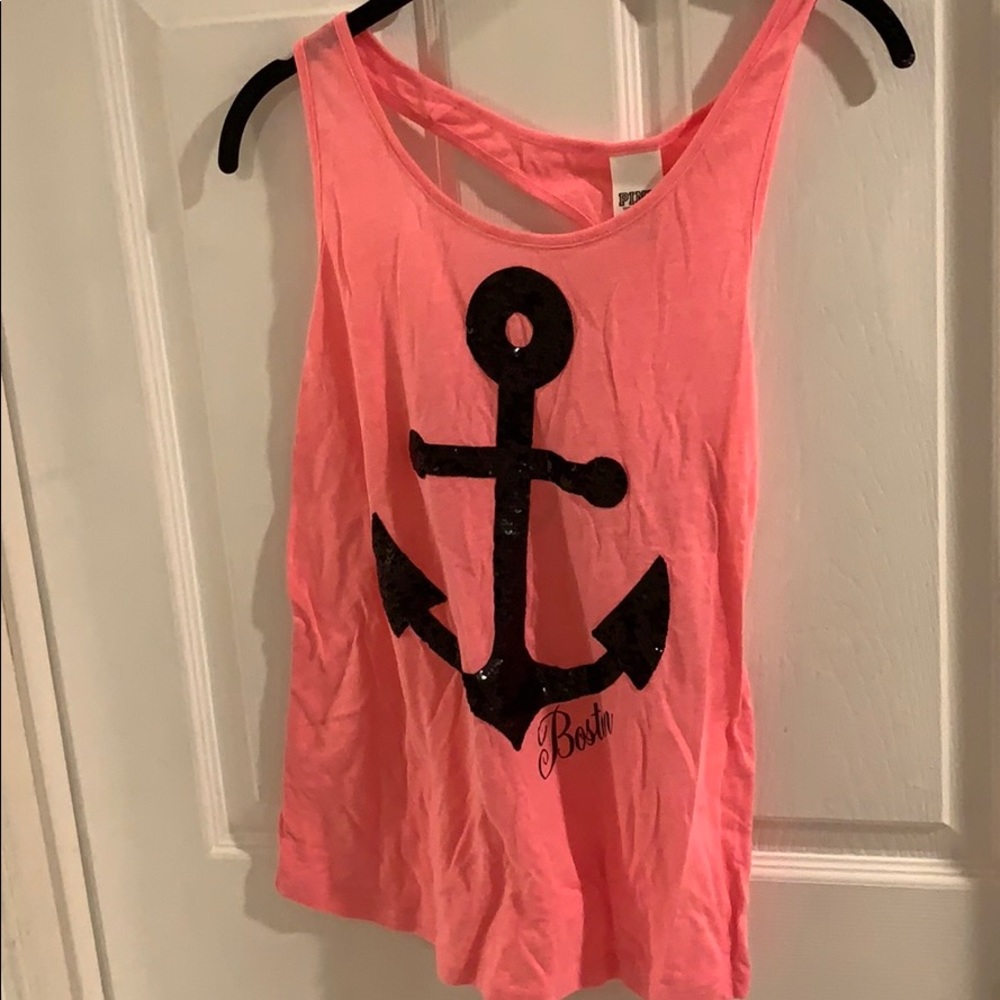 Neon pink top